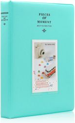 128 Lommer Mini Fotoalbum til Fujifilm Instax Mini 7s 8 8+ 9 25 26 50s 70 90 Instant Camera & Name Card Lys grøn