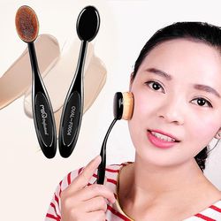 Skønhed tandbørste formet Foundation Makeup Oval Cream Puff Børster 10 stk