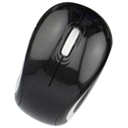 Mini pieni langaton hiiri matkaan Optinen kannettava mini langaton hiiri USB-vastaanottimella pc-kannettavalle tietokoneelle Musta