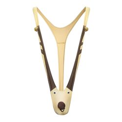 Christmas Gag Gift Reindeer Mankini Men String Alusvaatteet kelloilla Poron kahvi