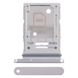 Samsung Galxy Tab S10+ / S10 Ultra SM-X820 / X826 / X920 / X926 SIM + Micro SD -korttikelkka Hopea