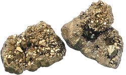 2kpl luonnollista pyriittikiveä ja mineraaleja luonnonkristallikvartsikivi ennustamiseen Chakran energiaa parantavat kivet