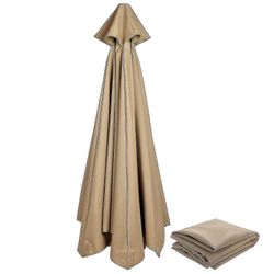 Korvaava kangas puutarha päivänvarjo katos päällinen 3m 6/8 käsivarsi patio aurinkovarjo uusi kuuma Tan 300cm x 6k