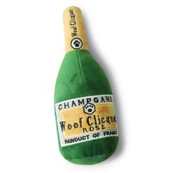 Koiran pehmolelut lemmikki vinkuva samppanja viinipullon muoto lelu koiran purentakestävä puhtaat hampaat purulelu interaktiivinen lelu, b Vihreä