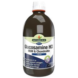 Natures Aid Glukosamiini 1200mg MSM & Kondroitiini Neste 500ml