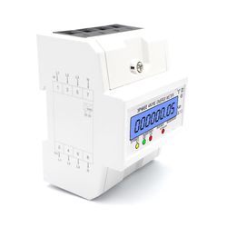 3 Fase 4 Wire Energy Meter 220/380v 5-80a Energiforbruk Kwh Meter Din Rail Installasjon Digital Elektrisk Strømmåler Med Lcd bakgrunnsbelysning dis...