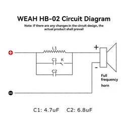 LCR-suodatin Säädettävä HiFi Audio Trapper -suodatin 4-8 6,5 tuuman täyden kantaman kaiuttimelle LCR-suodatin Satunnainen väri