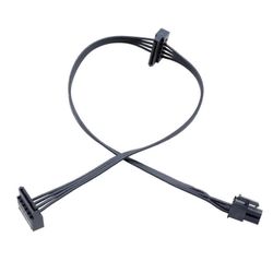 Mini 4Pin/4Pin/Min6Pin - kaksinkertainen 15-nastainen kiintolevykaapeli Virtalähdekaapeli Optisen aseman virtajohto pöytätietokoneelle Iso 4PIN