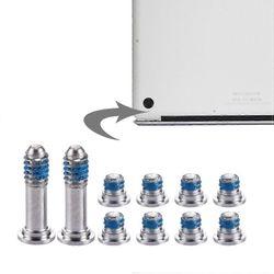 [Uusi] 10 in 1 Macbook Air 13.3 tuuman (2010) A1369 / MC503 / MC504 YHTEENSOPIVA tietokonekotelon pohjakannen ruuvit (2 pitkää + 8 lyhyttä)