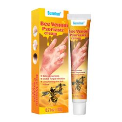 Bee-Venom Psoriaises Cream Kannettava kutinaa estävä vartalonhoitovoide Vartalonhoitotarvikkeet 1pcs