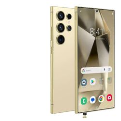 4G-verkko 8-ytiminen/4-ytiminen S25-älypuhelin 6,8 tuuman suuri näyttö kasvojentunnistuksella 64+4 Gt suuri muisti HD-matkapuhelin - yyds kultaa 64...