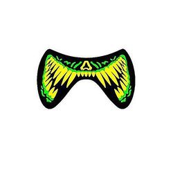 Monster Print Led lysende blinkende ansigtsmaske