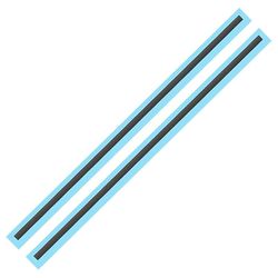 2Osat kannettavan tietokoneen kumijalkojen nauha, liukumaton korvaava pohjakotelon jalkatyyny HP Envy X360 15-DR: lle, Envy X360 15-DS: lle Tummanh...