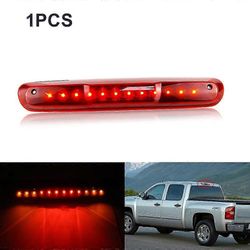 Chevy Silverado Gmc Sierra 1500 2500 3500 HD 2007 - 2013 Center 3d Led Bar Kolmas 3rd takajarruvalo pysäytys rahtivalaisin musta Punainen kotelo