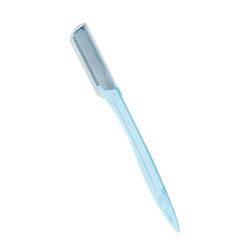 Pande Razors med beskyttende hætter tilpasset til pande trimmer øjenbryn kniv makeuphair fjerne værktøj Blå