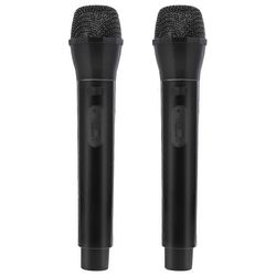 Lasten Mikrofoni Leikkiä Ulkona Juhlat Simulaatio Mikrofoni Lelu 23.00X5.00X5.00CM 2Pakkaus Musta