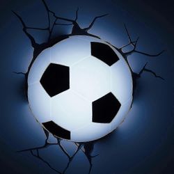 ZENGO 3D-valo 3D-lamppu jalkapallopallo