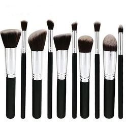 10 stk/sæt Nyeste hotte produkter Makeup børste sæt Foundation Øjenskygge børste øjenpulver Øjenbryn Eyeliner Lip Makeup børster Kosmetisk skønhed ...