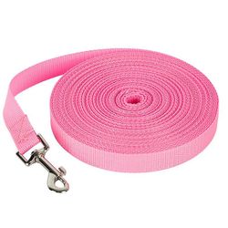 Nylon Pet Hund Bly Snor, 2cm * 10 Meter Pink Color