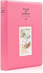 128 Lommer Mini Fotoalbum til Fujifilm Instax Mini 7s 8 8+ 9 25 26 50s 70 90 Instant Camera & Name Card Kirsebærpulver