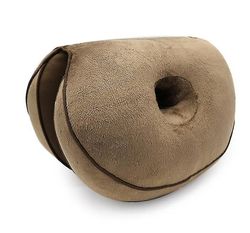 Coosilo Multifunktionel dobbeltfoldet komfortsædepude, memory foam baldepude kaffe