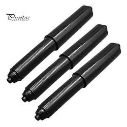 3 kpl wc-paperiteline kätevä jousikuormitteinen helppo asentaa vaihdettava säädettävä wc-paperirulla musta