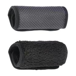 2 kpl Walker Kädensijat Pyörivä Pyörätuoli & Rollaattori - Mustat Tyynykahvat vanhusten mukavuuteen Monivärinen