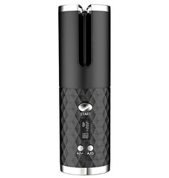 Handuo Hår Curler, Trådløs Automatisk Curling Iron Portable Hair Curling Wand sort