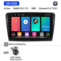 Bicaco Android 13 Til Skoda Superb 2 B6 2008-2015 2din 4G + wifi Dsp Bilradio Multimedievideoafspiller Navigation GPS 2 Din Carplay Dvd 2G-32G KAMERA