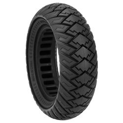 10Inch 10X3/255X80 (80/65-6) Off-Road Tubeless solid Tire eksplosjonssikker for elektriske scooter deler Svart