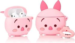 AIR Silikone taske kompatibel egnet til Airpods 12DSN 3D Avatar Anime Series (Piglet)