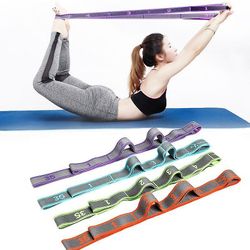 Fashionfresh Yoga Stretch Resistance Bands Fitness Elastisk Grøn