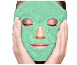 Yunshu Gel Perler Facial Mask Spa Terapi Pressure Face Puffiness Hovedpine grøn