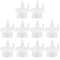 10 kpl Duckbill-venttiilit Keräyskuppiventtiilit Rintapumppu Duckbill Valet manuaalinen rintapumppuventtiili silikoni rintapumppu venttiili 10pcs