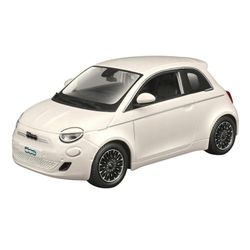 Fiat 500 E Diecast Model 1:24 mittakaava Valkoinen Bburago