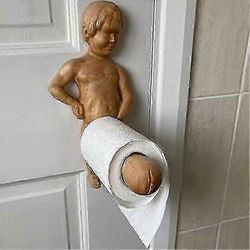 Seinään kiinnitettävä wc-paperiteline kylpyhuoneeseen, tilaa säästävä järjestäjä