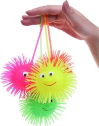 5 kpl Dimple Fidget Toy Glowing Puffer Ball Squeezy &; Ilmatäytteinen antistressilelu Hedgehog Anti Stress Squeeze Ball Fidget SpikySatunnainen vär...