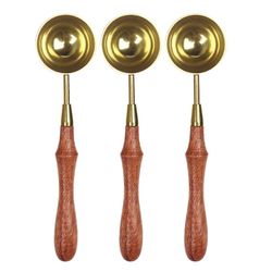 3 kpl / sarja vahan tiivistyslusikka sulatuslusikka vaha sinetti lusikka sulkuleima sulatuslusikka vahasinetti leima kirjekuori kulta Kultaa