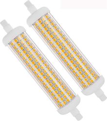 2Pack 118mm R7s LED-lamput himmennettävä lämmin valkoinen 3000K 20W vastaava 100W AC 230V 2000lm J tyyppi 180