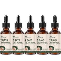 7 päivää teepuu inkivääri kynsisienihoidot ravitsevat vahvistavat kynnet neste terveempään kasvuun 5pcs