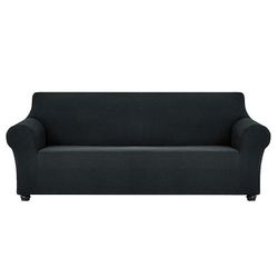 Eveltek Stretch Sofa Slipcover SofaBeskytter Små Tern Sort S