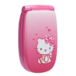 W88M dual card dual standby mini flip puhelin 1.44in lasten mini flip puhelin 32MB + 32MB (vaaleanpunainen)