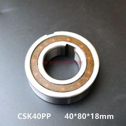 Forhastede ægte Csk40pp envejs lejekoblinger 40 * 80 * 18 mm (1 stk) med Keyway Csk6208pp frihjulskoblingslejer Csk208pp