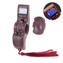 Digital LCD Elektronisk Hand Tally Counter String Roterende Bønn Perler Counter For Meditation Yoga lindre spenningen Reset C