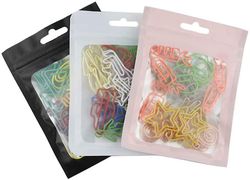 Linkrunning Søde metalpapirclips,3 pakke Flerfarvede 2-5 cm