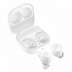 Samsung Aidosti langattomat nappikuulokkeet, joissa ANC Galaxy Buds FE -kuulokkeet korvassa Valkoinen