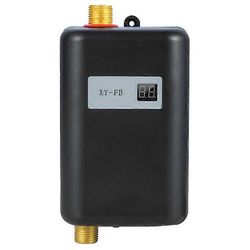 Keittiö Mini Nopeasti Lämpenevä Sähköinen Vesikuuntelija Vakiolämpötilainen Välitön Vedenlämmitin, 3800W EU-pistoke 220V Musta