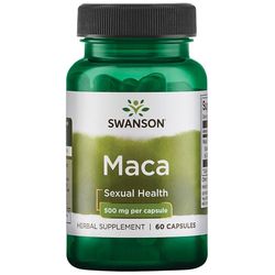 Swanson Maca 500 mg 60 kapsler