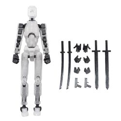 Joyy T13 Action Figur, titan 13 Action Figur, robot Action Figur, 3d Printed Action, 50% tilbud gennemsigtig