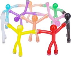 10kpl jääkaappimagneetit miehet, söpö jääkaappimagneetti mies, hauskoja magneettisia leluja humanoidimagneettilelut lapsille, värikkäitä magneettis...